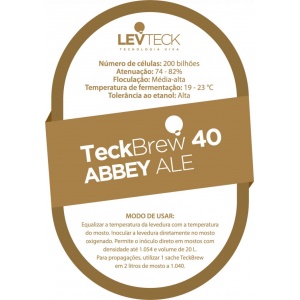 Foto do produto Levedura Líquida Teckbrew 40 Abbey Ale - Sachê