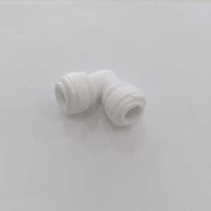 Foto do produto Conexão Rápida DMfit Plástico Cotovelo União Tubo x Tubo – 3/8 x 3/8