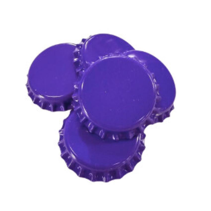 Tampinha Pry-Off Roxo - Pacote com 100 unidades