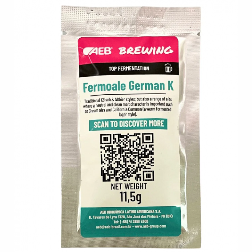 Levedura FermoAle German K - Sachê 11,5g (AEB)