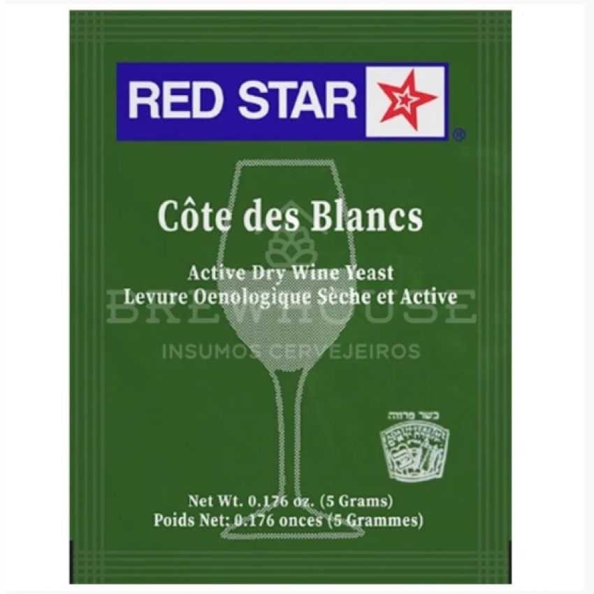 Levedura Red Star Cote des Blanc